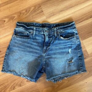 Lucky Brand Distressed Blue Jean Shorts